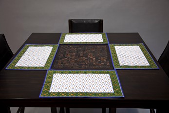 Wholesale Handmade Cotton Place Mats With Buti Design
