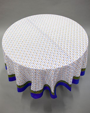 Small Buti Print Tablecloth