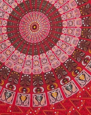 Napthol Mandala Tapestry