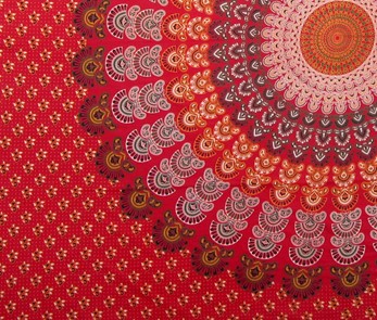 Peacock Mandala Tapestry