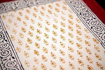 Wholesale Handblocked Buti Table Mat from India Arts