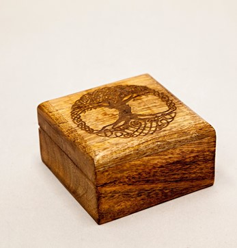 Laser Engraved Celtic Tree Box