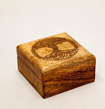 Wholesale 4 Inch Laser Engraved Celtic Tree Box