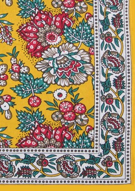 Wholesale handmade 18 Inch French Floral Cotton Napkin