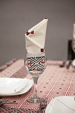 Wholesale Geo Persian Cotton Napkin from India Arts