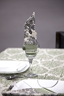 Wholesale Floral Tree Cotton Napkin from India Arts