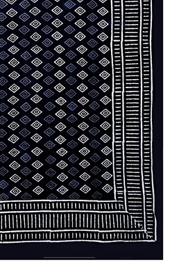 Wholesale Square Handblocked Dabu Tablecloth