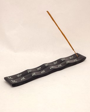 Wholesale Om Soapstone Incense Burner from India Arts