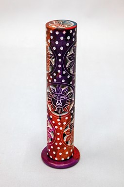 Wholesale Tie Dye Sun Incense Burner Tower from India Arts