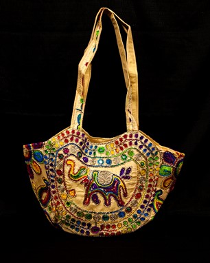 Elephant Embroidered Bag