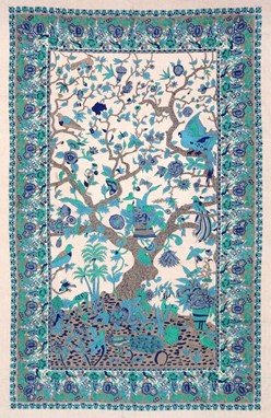 Vertical Tree Of Life Tapestry