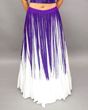 Velvet Hip Wrap With 33" Fringe