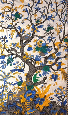 Powerloom Vertical Tree Of Life Tapestry