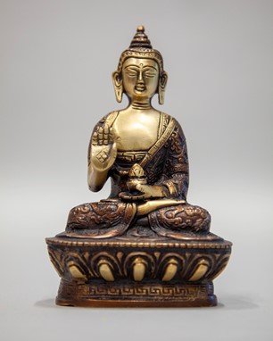 Sitting Buddha on Lotus