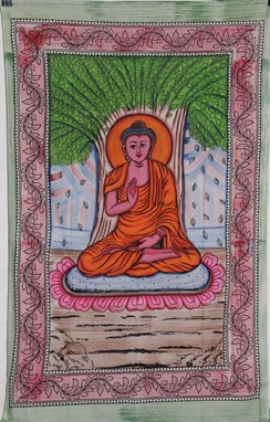 Buddha Under A Tree Wall Hanging