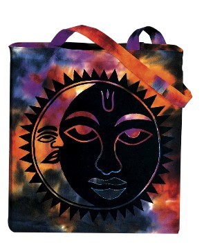 Cotton Tie Dye Celestial Bag