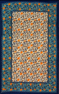 French Floral Print Tapestry
