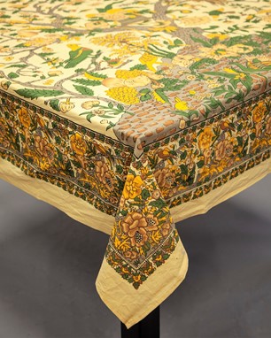 Wholesale Square Tree Of Life Tablecloth from India Arts