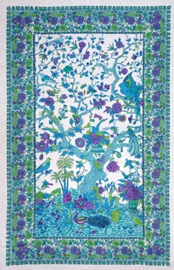 Vertical Tree Of Life Tapestry