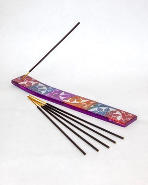 Wholesale Tie Dye Soapstone Incense Burner from India Arts