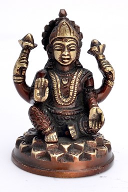 Laxmi Sitting On Lotus
