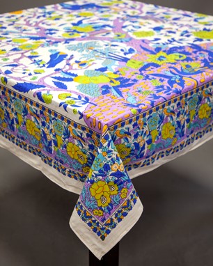 Wholesale Square Tree Of Life Tablecloth from India Arts