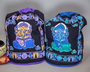 Wholesale Cotton Backpack With Ganesh