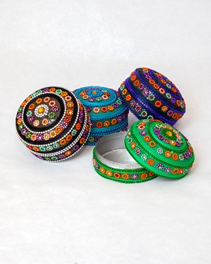 Wholesale Handmade 3 Inch Sealing Wax Boxes from India Arts