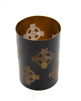 Candle Holder With Cross