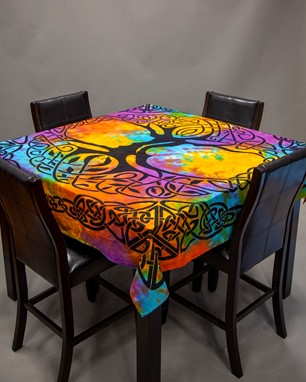 Celtic Tree Print Tablecloth