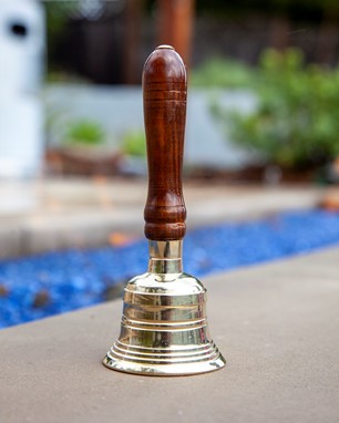 Bell With Wood Handle