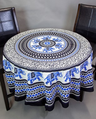 Elephant Mandala Tablecloth