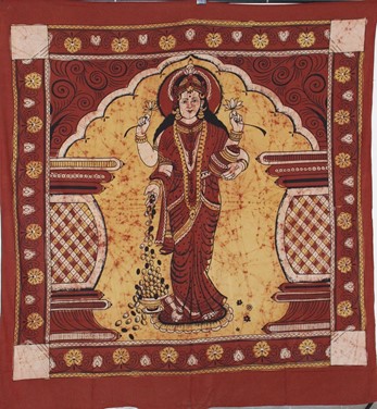 Wax Batik Laxmi Tapestry