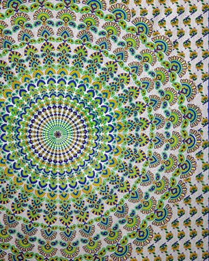 Peacock Mandala Wall Hanging