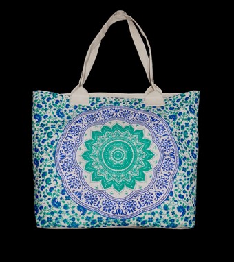 Canvas Bag With Mandala Design