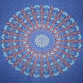 Napthol Mandala Tapestry