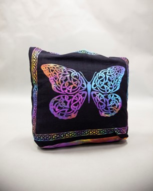 Tie Dye Celtic Butterfly Hobo Bag
