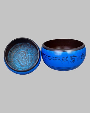 Om Singing Bowl Set