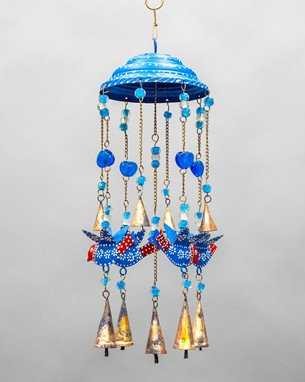 Bird Chime W/ Glass Beads