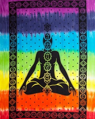 Tie Dye Chakra Wall Hanging