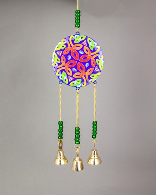 Brass Beaded Celtic Wind Chime