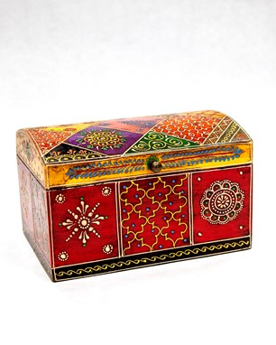 Wholesale Hand Painted Wood Box from India Arts