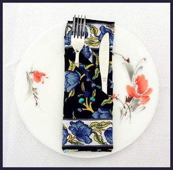 French Floral Table Napkin
