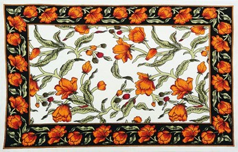 Wholesale French Floral Cotton Place Mat from India Arts