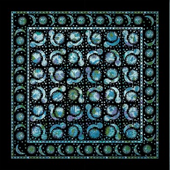 Wholesale Square Celestial Overprint Tablecloth from India Arts