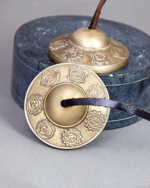 Seven Metal Tingsha On A Cord