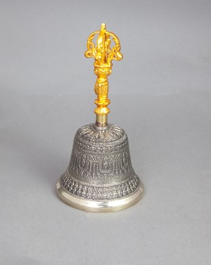 Wholesale 7 Inch Two Tone Handle Bell from India Arts