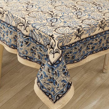 Handblocked Tablecloth