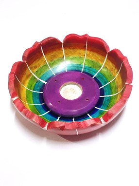 Wholesale 7 Chakra Lotus Incense Burner from India Arts
