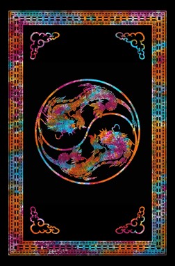 Yin/Yang Dragon Tapestry